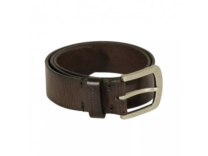 Kožený opasok DEERHUNTER Leather Belt width 4cm - tmavohnedý