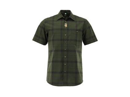 Pánska košeľa s krátkym rukávom OS-Trachten 421000-4350 Regular