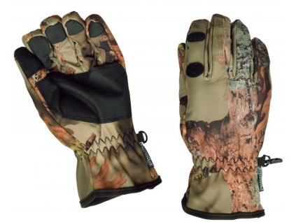 Poľovnícke rukavice Percussion Ghostcamo Forest 001