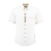 Poľovnícka biela košeľa s krátkym rukávom OS Trachten 421038-3003