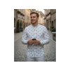 Košeľa LUKO Dlhý rukáv 252104 Slim Fit Biela 01
