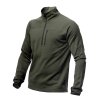 Nátelník Merino Hlaf Zip zelený „Hunter green“