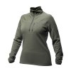 Dámsky nátelník Merino Half Zip zelený „Hunter green“