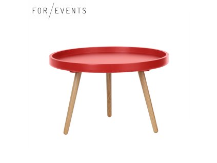 Lounge stolek Dixie červený