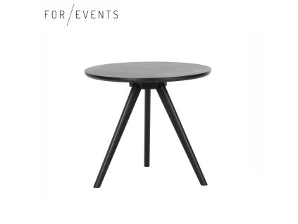 Lounge stolek Yumi černý sada 2.ks