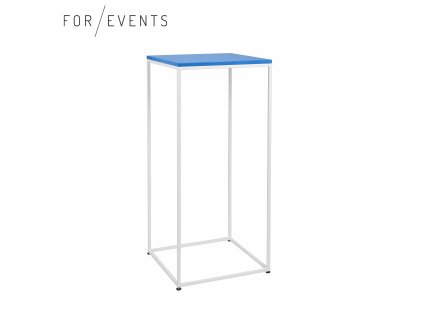 Koktejlový stolek bílá / modrá