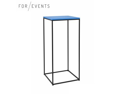 Koktejlový stolek černá / modrá