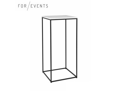 Koktejlový stolek černá / bílá