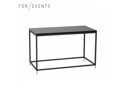 Konferenční stolek 80x40 cm černá / černá