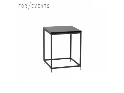 Konferenční stolek 40x40 cm černá / černá