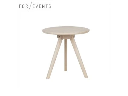 Lounge stolek Yumi světle hnědý sada 2.ks