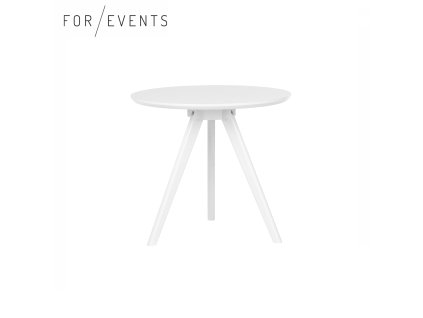 Lounge stolek Yumi bílý sada 2.ks