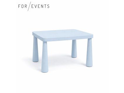 Dětský stolek plast světle modrý