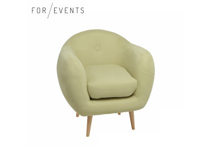 Křeslo Diva světle zelená