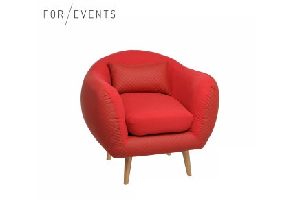 Křeslo Diva červená