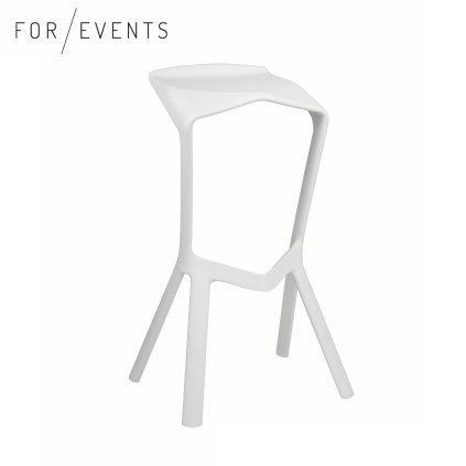 MIURA barová židle bílá