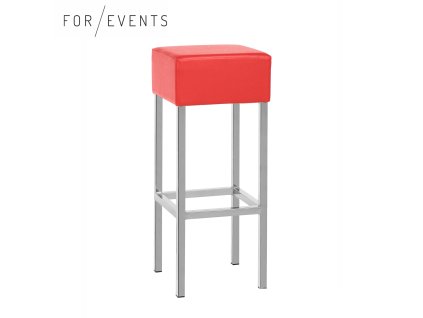 Barová židle Kube červená