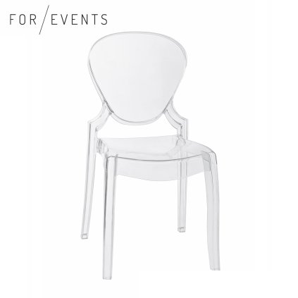 Židle Pedrali transparentní