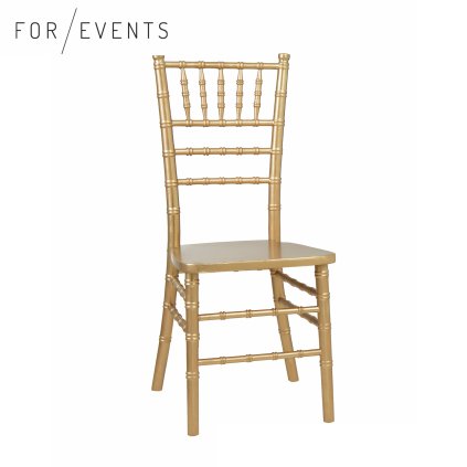 Židle catering zlatá