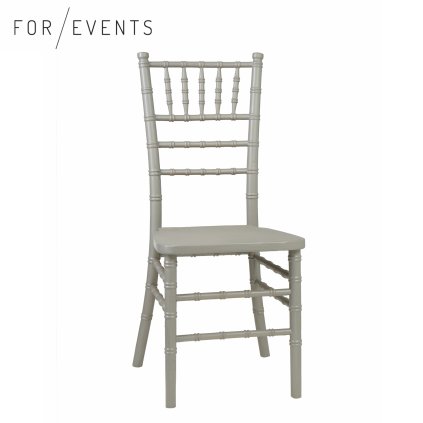 Židle catering stříbrná