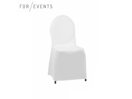 Potah na židle - Klasik bílý