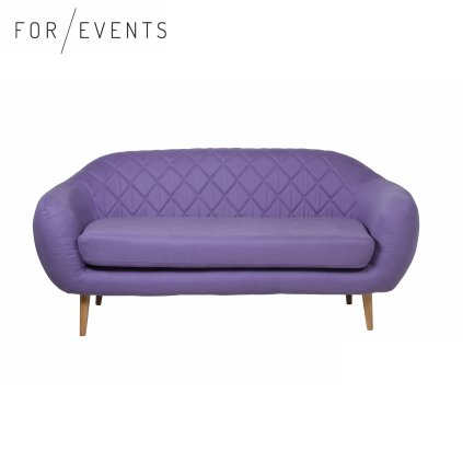 sofa DIVA fialová