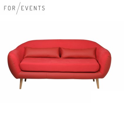 sofa DIVA červená