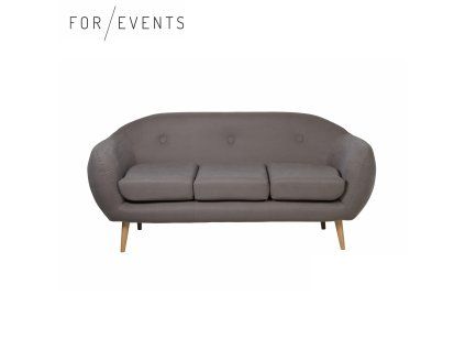 Sofa Diva tmavě šedá