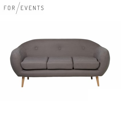 Sofa DIVA tmavě šedá