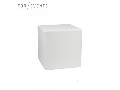 Sedák kostka 45x45 bílá