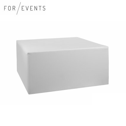 Sofa sedák kostka 90x90 bílá