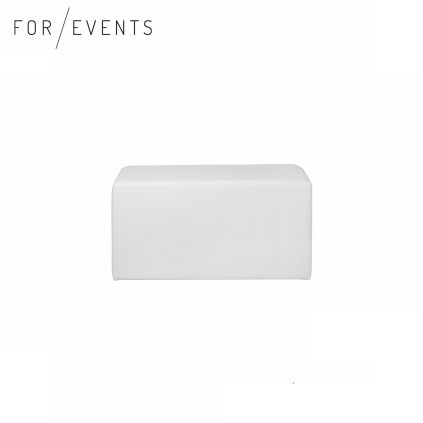 Sedák kostka 45x90 bílá