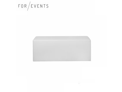 Sofa sedák kostka 45x120 bílá