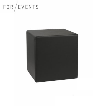 Sofa sedák kostka 45x45 černá
