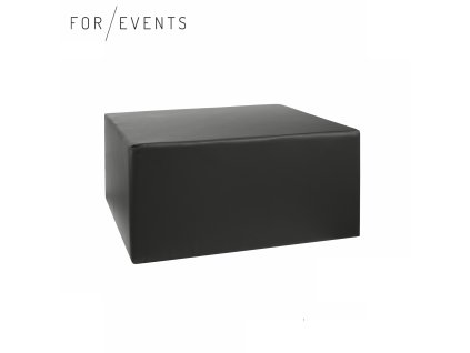 Sedák kostka 90x90 černá