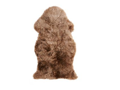 Ovčí kůže hnědá