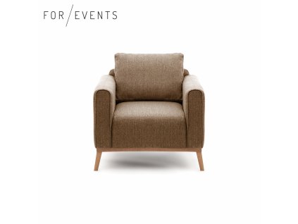 Křeslo Vivonita hnědé