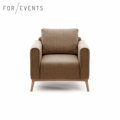 Křeslo Vivonita hnědé