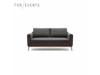 Sofa Vivonita tmavě šedá