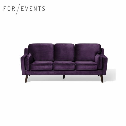 sofa LOKA fialová 3