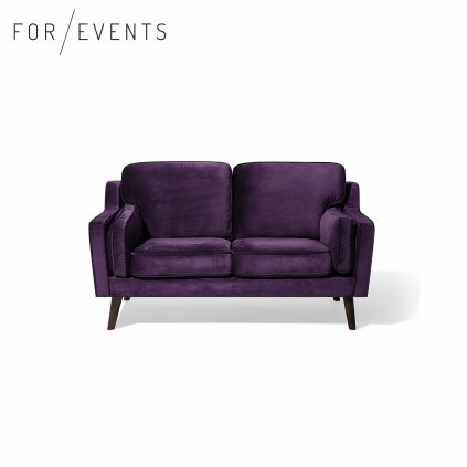 sofa LOKA fialová 2