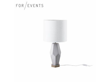 Stolní lampa Oxy krémová