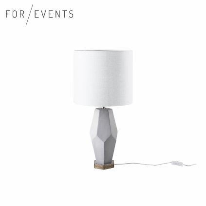 Stolní lampa Oxy krémová