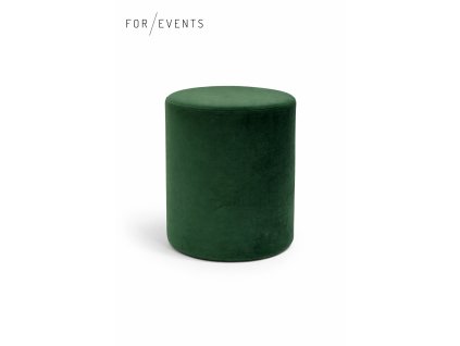 Taburet Daisy tmavě zelený