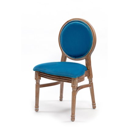 židle Louis modrá