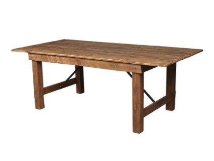 Velký dřevěný stůl tmavý