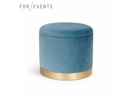 Taburet Caren modrý malý