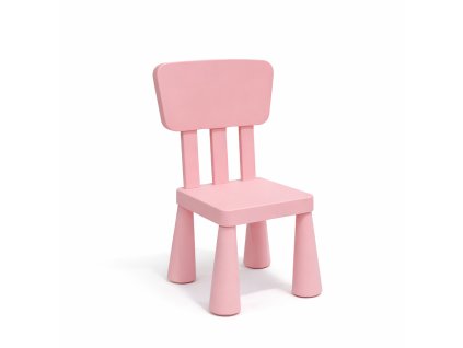 Dětská židle plastová růžová