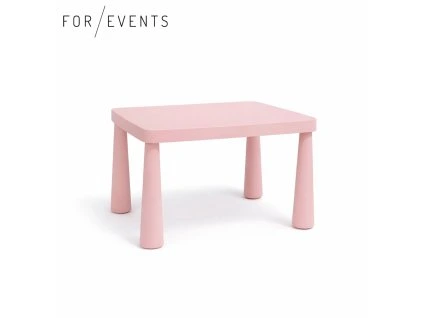 Dětský stolek plast růžový