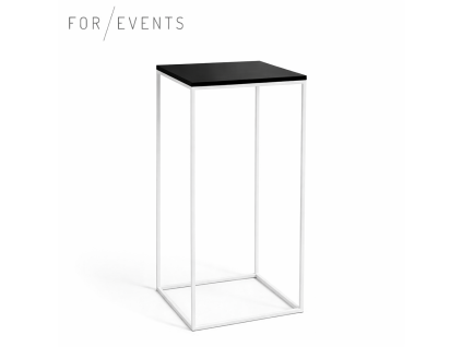Koktejlový stolek bílá / černá